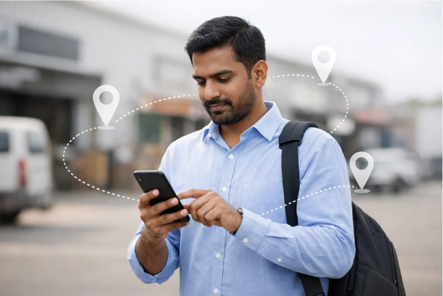 Sales perosn Offline Tracking